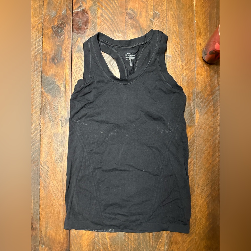 Women’s XS athleta black racer back workout tank